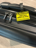 Warning! I Only Talk About Jiu-Jitsu Luggage Tag