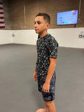 Kids Shrimp BJJ Rash Guard - Youth Jiu-Jitsu Rank Colors